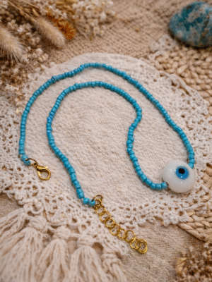 Evil Eye Necklace - Divine Gaze - Handmade Jewelry